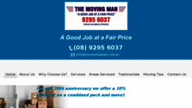 What Themovingman.com.au website looked like in 2018 (5 years ago)