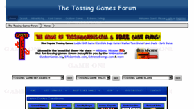 What Tossinggames.com website looked like in 2018 (5 years ago)