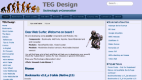 What Tegdesign.ch website looked like in 2018 (5 years ago)