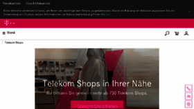 What Telekom-shop.de website looked like in 2018 (5 years ago)
