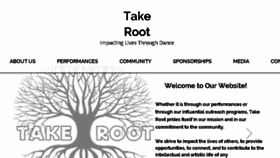 What Takerootdance.com website looked like in 2018 (5 years ago)