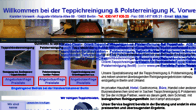 What Teppich-reinigung-berlin.de website looked like in 2018 (5 years ago)
