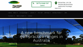 What Thornleighgolfcentre.com.au website looked like in 2018 (5 years ago)