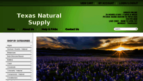 What Texasnaturalsupply.com website looked like in 2018 (5 years ago)