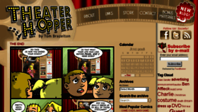 What Theaterhopper.com website looked like in 2018 (5 years ago)
