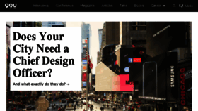 What The99percent.com website looked like in 2018 (7 years ago)