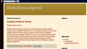 What Thebollywoodpress.blogspot.com website looked like in 2018 (5 years ago)