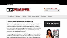 What Thefatherlife.com website looked like in 2018 (5 years ago)