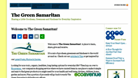 What Thegreensamaritan.com website looked like in 2018 (5 years ago)