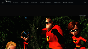 What Theincredibles.com website looked like in 2018 (5 years ago)