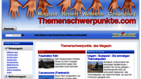 What Themenschwerpunkte.com website looked like in 2018 (5 years ago)