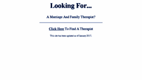 What Therapistfinder.com website looked like in 2018 (5 years ago)