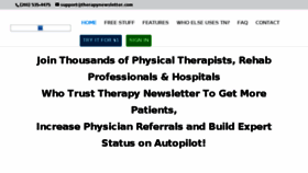 What Therapynewsletter.com website looked like in 2018 (5 years ago)