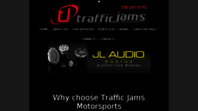 What Trafficjamsmotorsports.com website looked like in 2018 (5 years ago)