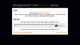 What Thespacesurf.com website looked like in 2018 (5 years ago)