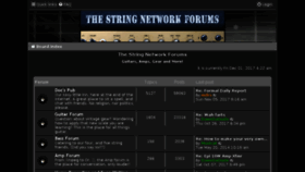 What Thestringnetwork.com website looked like in 2018 (5 years ago)