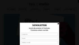 What Twinstudio.it website looked like in 2018 (5 years ago)