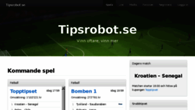 What Tipsrobot.se website looked like in 2018 (5 years ago)