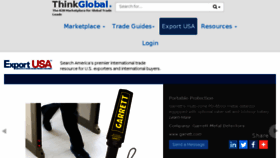 What Thinkglobal.us website looked like in 2018 (5 years ago)
