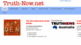 What Truth-now.net website looked like in 2018 (5 years ago)