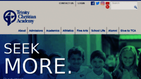What Trinitychristian.com website looked like in 2018 (7 years ago)