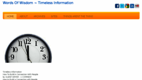 What Timelessinformation.com website looked like in 2018 (5 years ago)