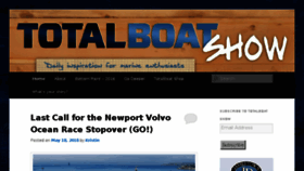 What Totalboatshow.com website looked like in 2018 (5 years ago)