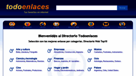 What Todoenlaces.com website looked like in 2018 (5 years ago)