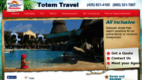 What Totemtravel.com website looked like in 2018 (5 years ago)