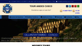 What Tourandescusco.com website looked like in 2018 (5 years ago)