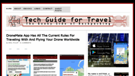 What Techguidefortravel.com website looked like in 2018 (5 years ago)
