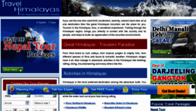 What Travel-himalayas.com website looked like in 2018 (5 years ago)