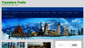 What Travelerstrails.com website looked like in 2018 (5 years ago)