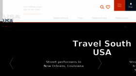 What Travelsouthusa.com website looked like in 2018 (5 years ago)