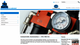 What Tri-matic.ch website looked like in 2018 (5 years ago)