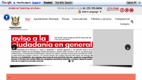 What Tulancingo.gob.mx website looked like in 2018 (5 years ago)
