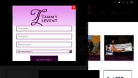 What Tammylevent.com website looked like in 2018 (5 years ago)