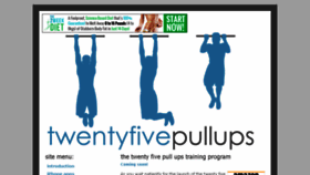 What Twentyfivepullups.com website looked like in 2018 (5 years ago)