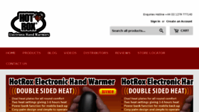 What Thehotrox.co.uk website looked like in 2018 (5 years ago)