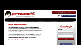 What Therockstargame.com website looked like in 2018 (5 years ago)