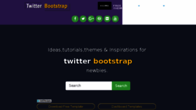 What Twitterbootstrap.org website looked like in 2018 (5 years ago)