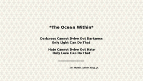 What Theoceanwithin.com website looked like in 2018 (6 years ago)