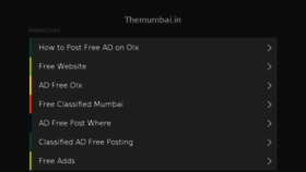 What Themumbai.in website looked like in 2018 (5 years ago)