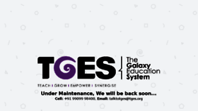 What Tges.org website looked like in 2018 (5 years ago)
