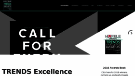 What Trendsawards.in website looked like in 2018 (5 years ago)