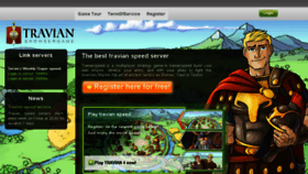 What Travianspeed.net website looked like in 2018 (5 years ago)