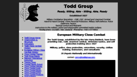 What Toddgroup.com website looked like in 2018 (5 years ago)
