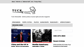 What Tuckmagazine.com website looked like in 2018 (5 years ago)