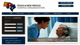 What Txnmhospice.org website looked like in 2018 (5 years ago)