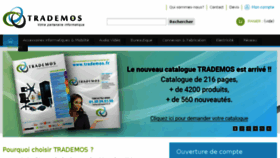 What Trademos.fr website looked like in 2018 (5 years ago)